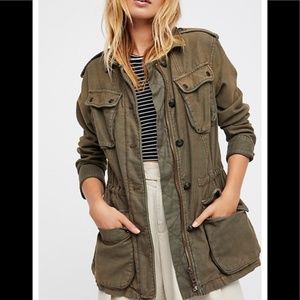 Free People Military Not Your Brothers Jacket